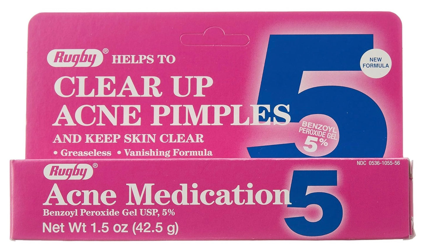 Acne Medication- Benzoyl Peroxide 5%
