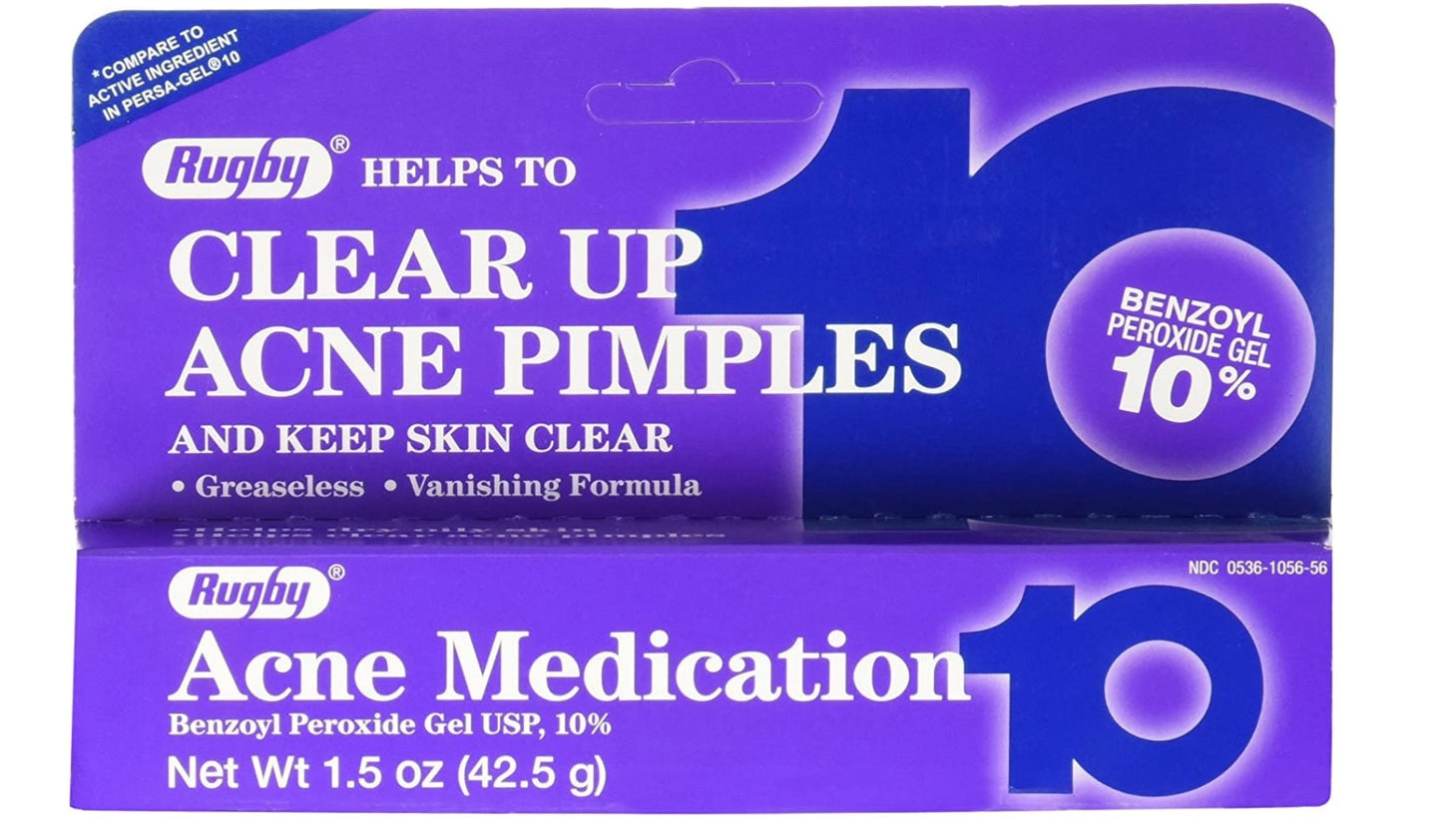 Benzoyl Peroxide 10% Acne Medication